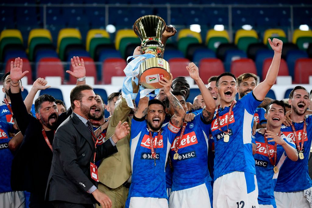 نابولي بطل كأس إيطاليا