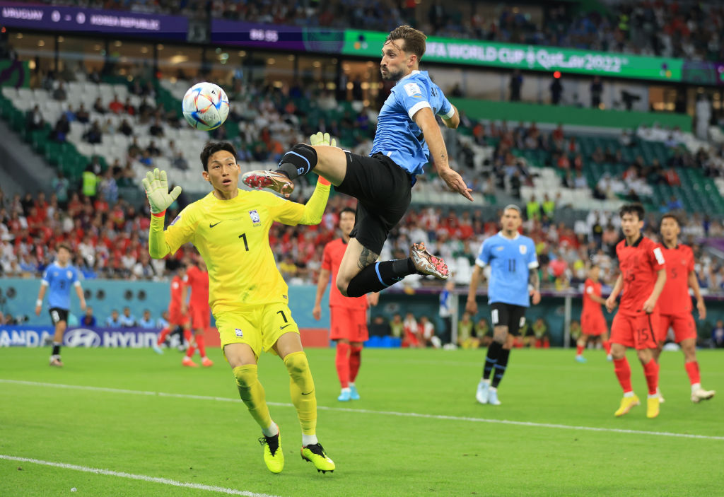 كوريا الجنوبية وأوروغواي في كأس العالم 2022