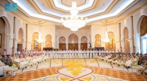 استقبل نيابة عن خادم الحرمين المهنئين.. ولي العهد: سنواصل بذل الجهود لتوفير سبل الراحة لضيوف الرحمن