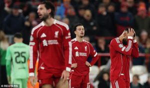 أبطال أوروبا.. ليفربول يسقط برباعية أمام آيندهوفن