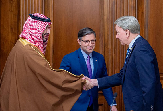 تناولت مستجدات الأوضاع الإقليمية والدولية ومجالات التعاون.. ولي العهد يعقد اجتماعات موسعة مع أعضاء الكونغرس