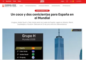 يعد سحب قرعة المونديال.. الميديا الإسبانية تحذر من تكرار سيناريو السعودية والأرجنتين