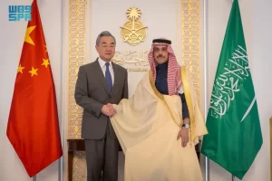 سمو ولي العهد يتلقى رسالة خطية من رئيس جمهورية الصين الشعبية تتصل بالعلاقات الثنائية بين البلدين