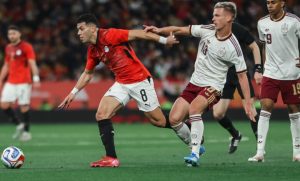 الفراعنة يفرضون التعادل على المنتخب الإسباني في برشلونة