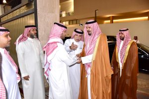 أمير المدينة المنورة وأمراء ووزراء يواسون أسرة القصبي 