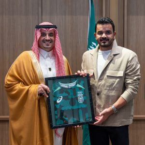 البعثة السعودية في دورة الألعاب الآسيوية تحتفي باليوم الوطني