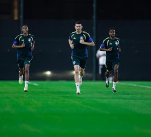 الأخضر يواصل استعداده للقاء قطر في نصف نهائي كأس الخليج